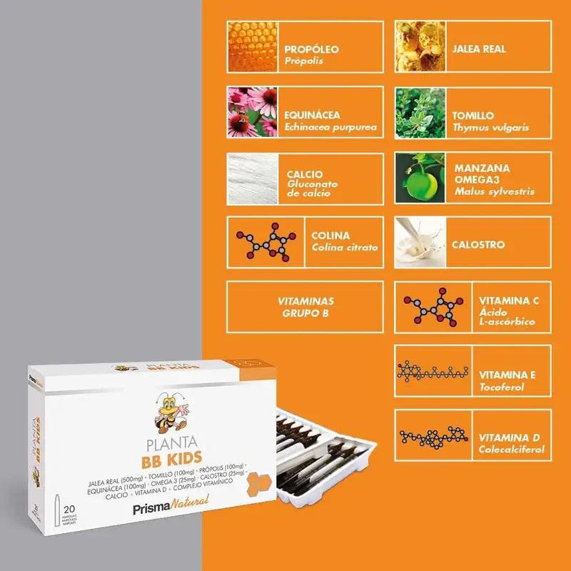 Prisma Natural Plantabebe pre deti, 20 ampuliek po 10 ml