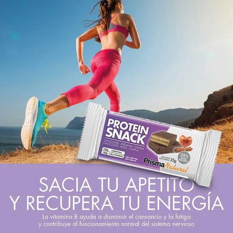 Prisma Natural Protein Snack Čokoláda-lieskové orechy-škorica 