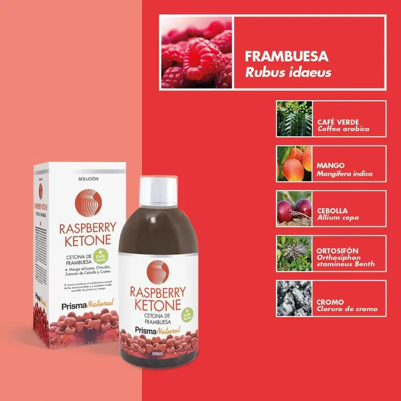 Prisma Natural – roztok s malinovými ketónmi, 500 ml
