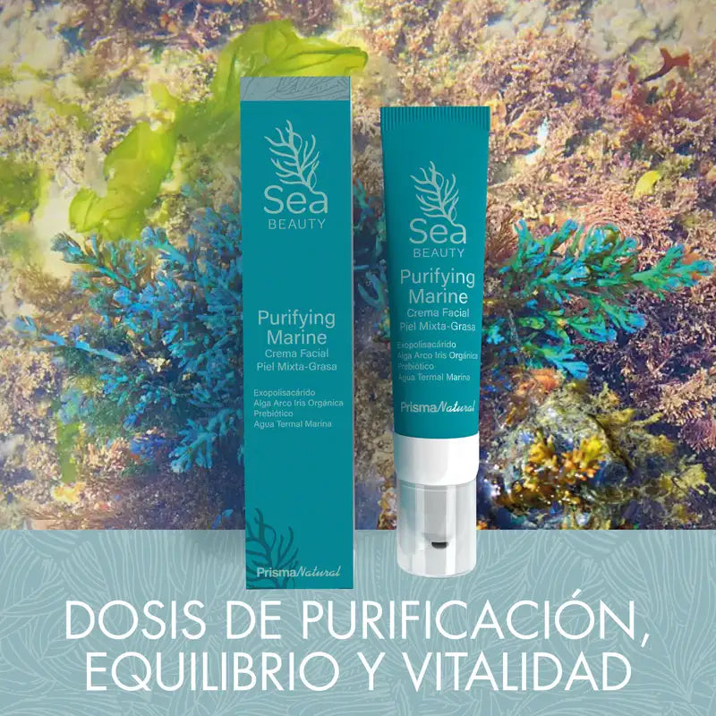 Prisma Natural Sea Beauty Čistiaca morská emulzia na tvár pre zmiešanú pleť, 50 ml