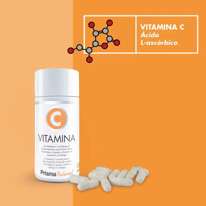 Prisma Natural Vitamín C, 60 kapsúl