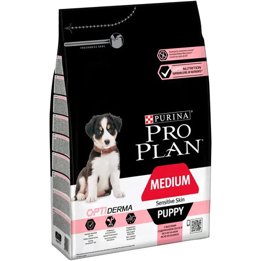Pro Plan Canine Puppy Medium Derma 3 kg, krmivo pre psov