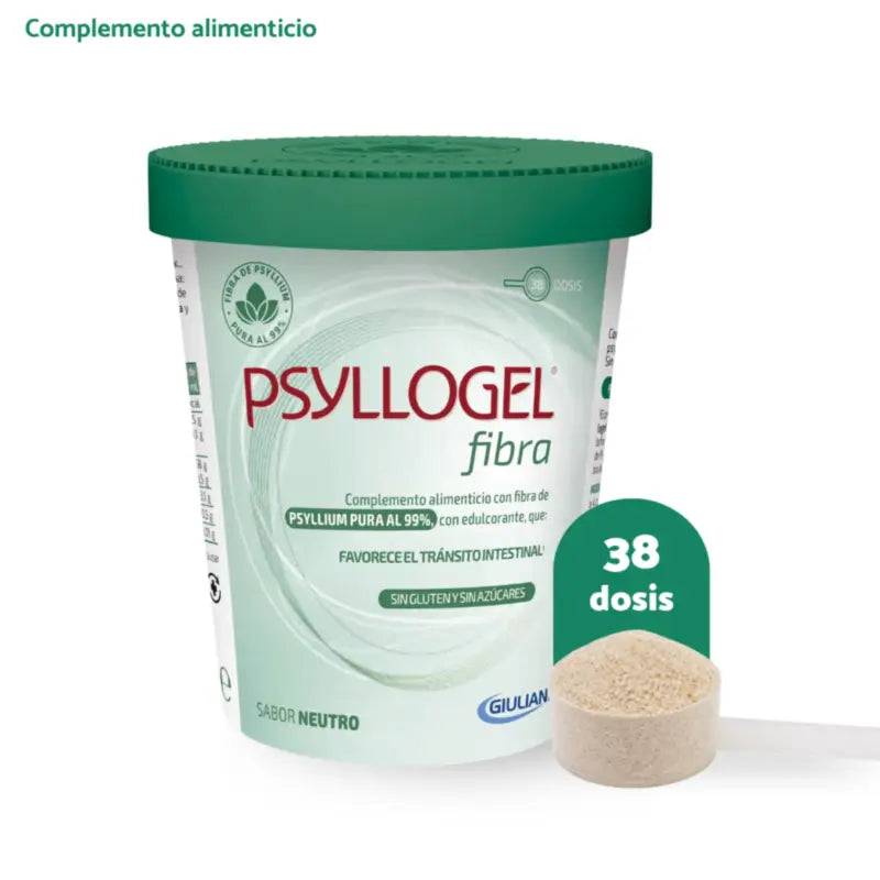 Psyllogel Fibra, neutrálna príchuť, pohár 170 g, 38 dávok