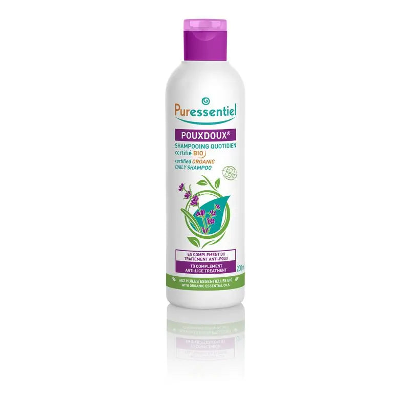 Puressentiel Šampón Pouxdoux na každodenné použitie, bio, 200 ml