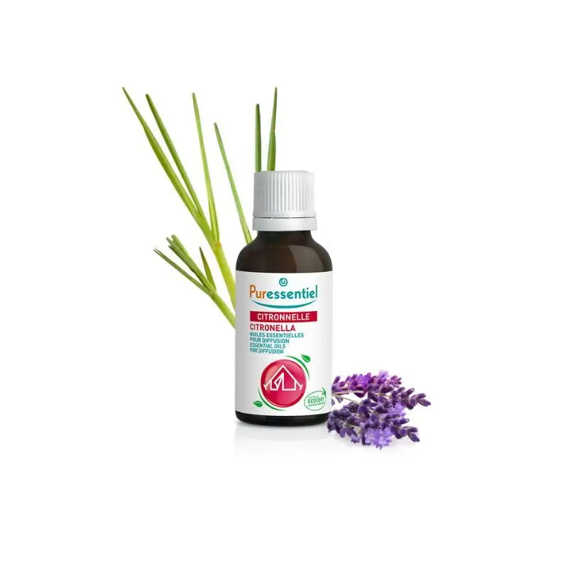 Puressentiel Citronella do difúzora – éterické oleje do difúzora, 30 ml