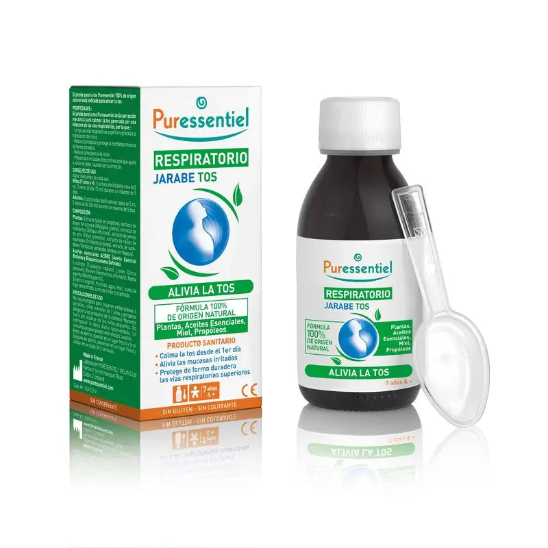 Puressentiel Sirup proti kašľu a na dýchacie cesty, 125 ml