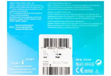 Purevision mesačné multifokálne kontaktné šošovky, 3 kusy