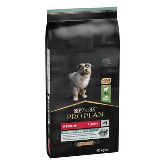 Purina Pro Plan Canine Puppy Medium Digest s baraním mäsom 12 kg, krmivo pre psov