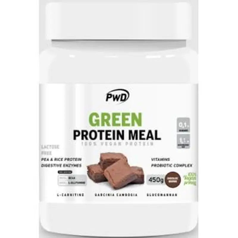 Pwd Green Protein Meal Chocolate Brownie 450Gr.