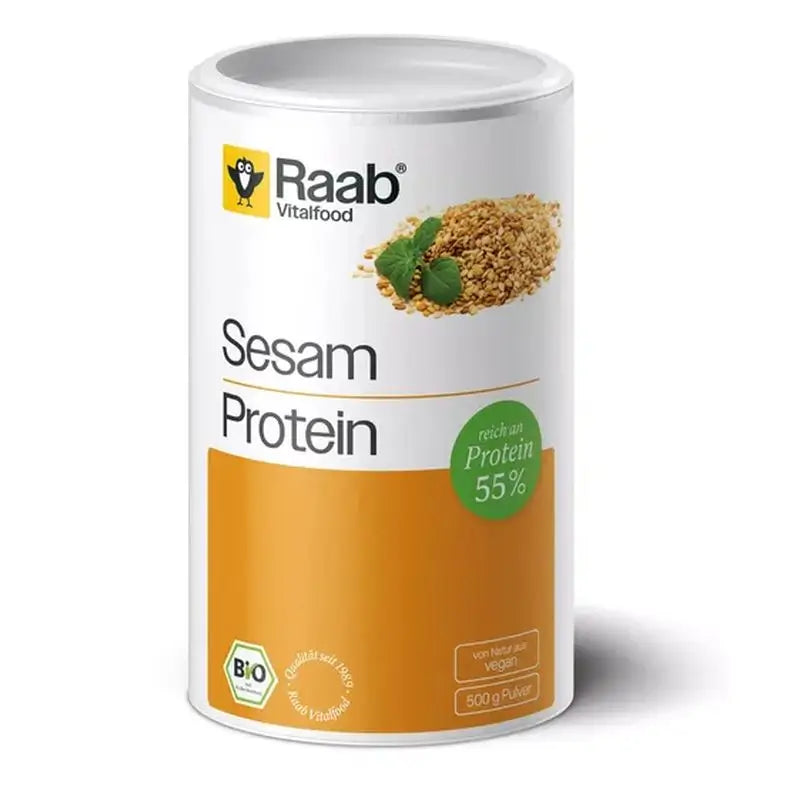 Raab Vitalfood Sezamový proteín 500 g. Bio, bezgluténový, vegánsky 