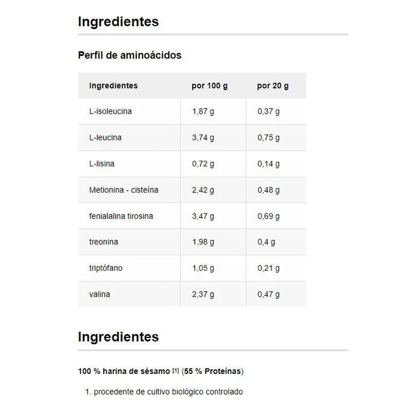 Raab Vitalfood Sezamový proteín 500 g. Bio, bezgluténový, vegánsky 