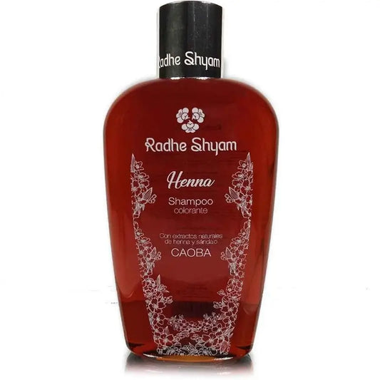 Radhe Shyam Champu Henna Mahagón, 250 ml