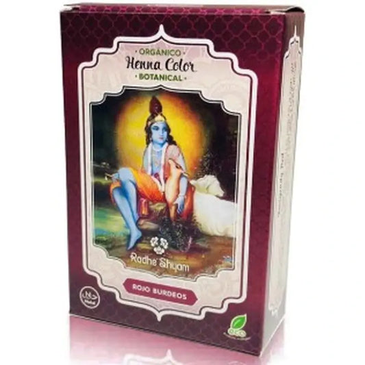 Radhe Shyam Henna v prášku, farba Bordeaux Botanical, 100 g