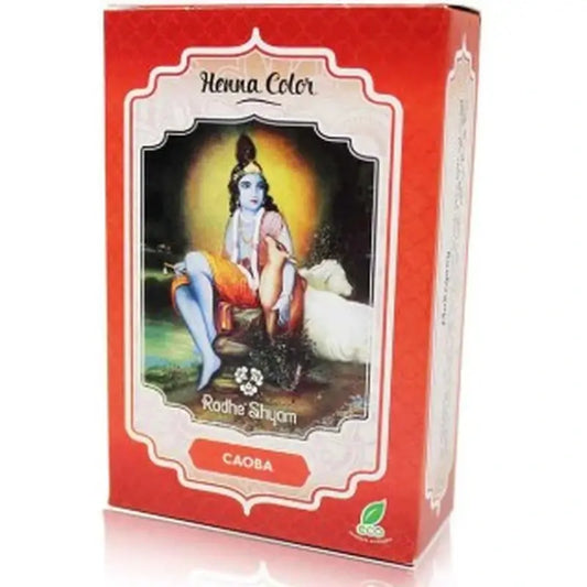 Radhe Shyam Henna v prášku v odtieni mahagón, 100 g
