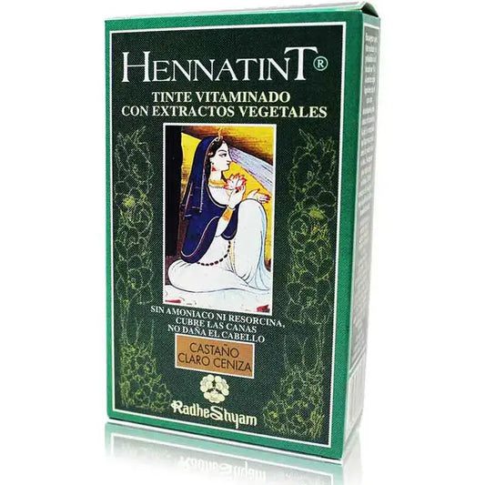 Radhe Shyam Hennatint Svetlo gaštanová s popelovým odtieňom, 60 ml