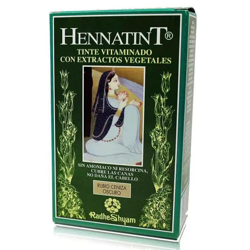Radhe Shyam Hennatint – tmavošedohnedá, 60 ml