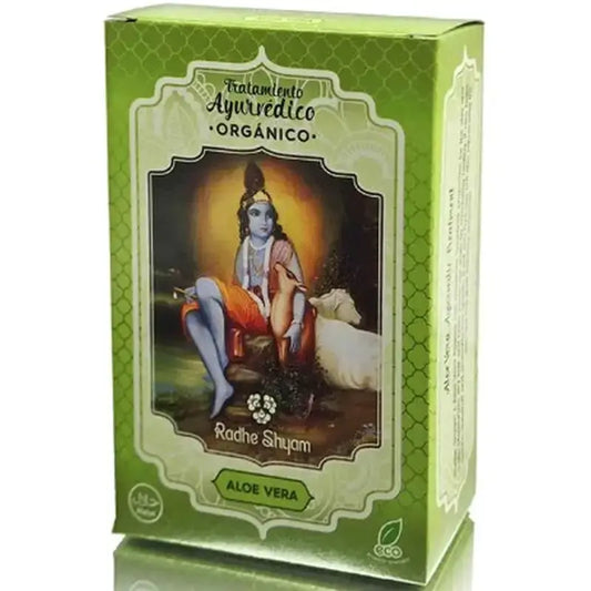 Radhe Shyam Ayurvédska vlasová kúra s aloe vera, 100 g
