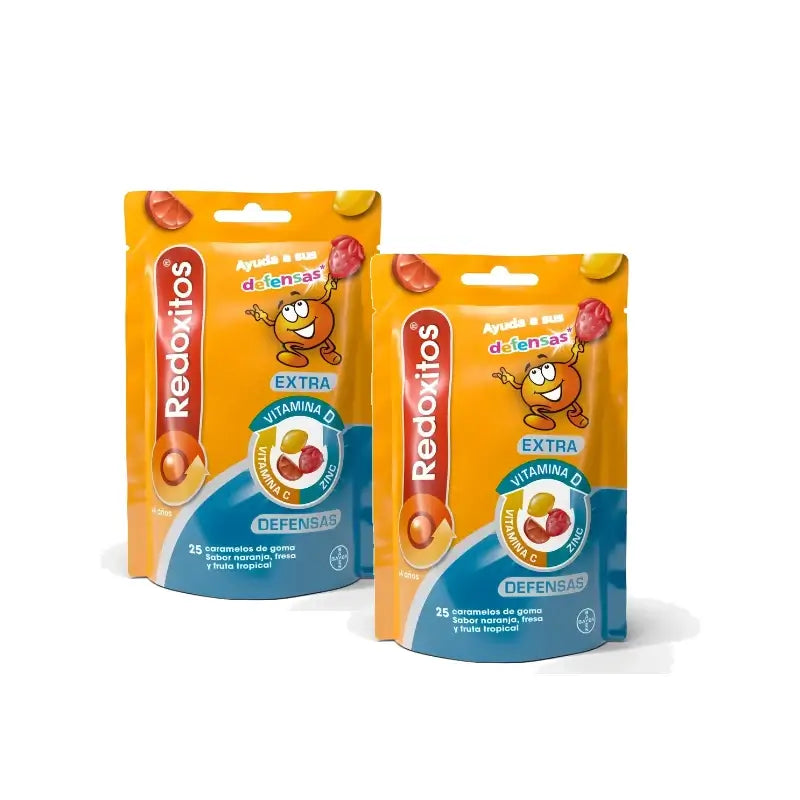 Redoxon Redoxitos Extra Obranyschopnosť +4 roky, balenie 2 x 25 žuvačiek