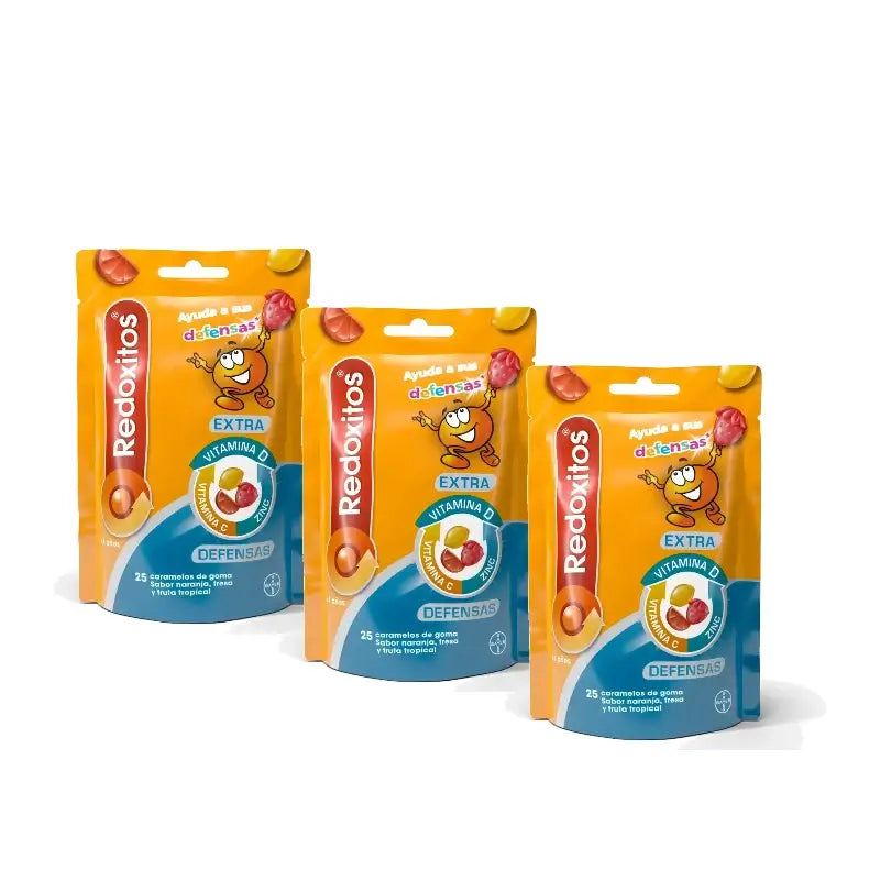 Redoxon Redoxitos Extra Defensas +4 roky, balenie 3 x 25 žuvačiek