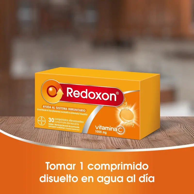 Redoxon Vitamín C s príchuťou pomaranča, 30 šumivých tabliet