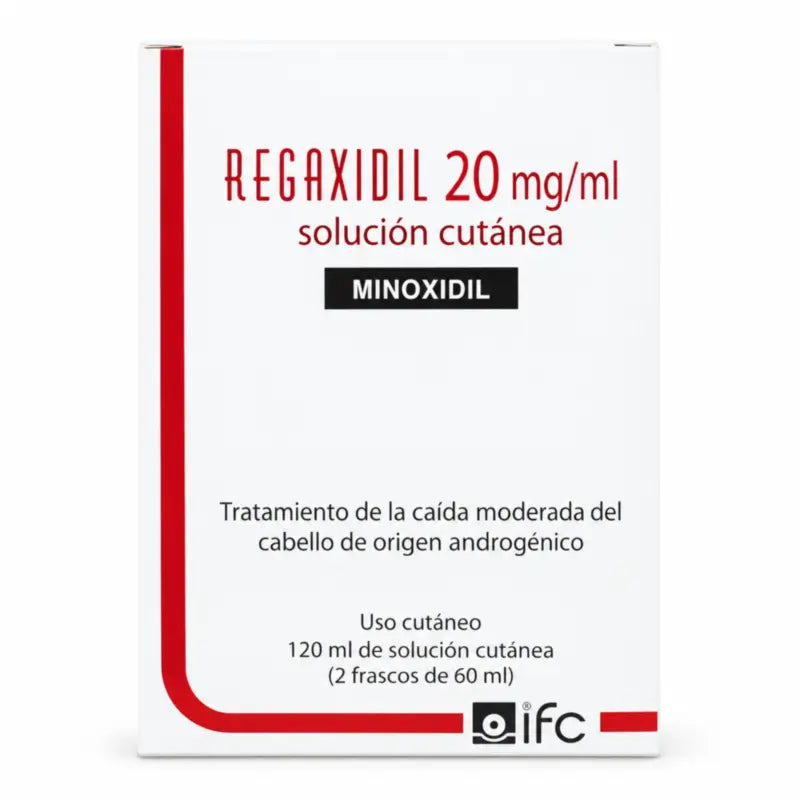 Regaxidil 20 mg/ml Minoxidil – kožný roztok, 2 fľaše po 60 ml