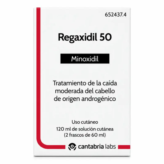 Regaxidil 50 mg/ml Minoxidil – kožný roztok, 2 fľaše po 60 ml