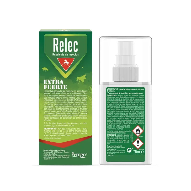 Relec Extra silný sprej proti komárom, 75 ml