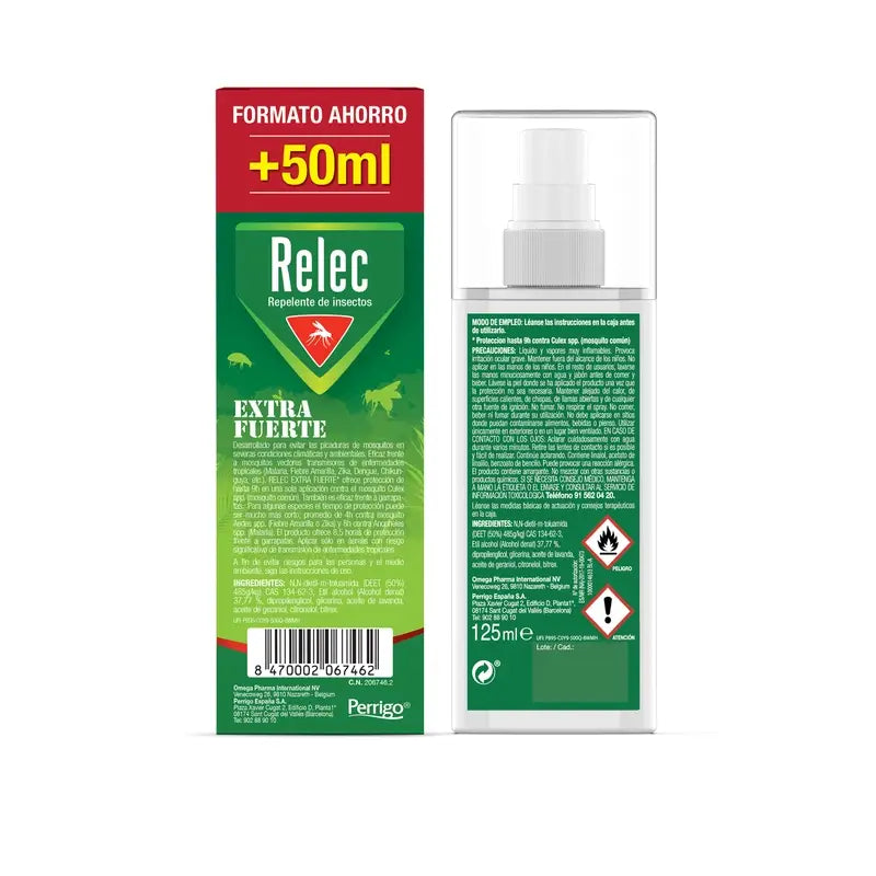Relec Extra silný sprej proti komárom, 125 ml