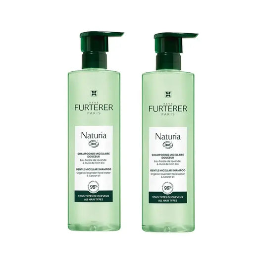 Rene Furterer Naturia Extra jemný vyvažujúci šampón, 2 x 400 ml 