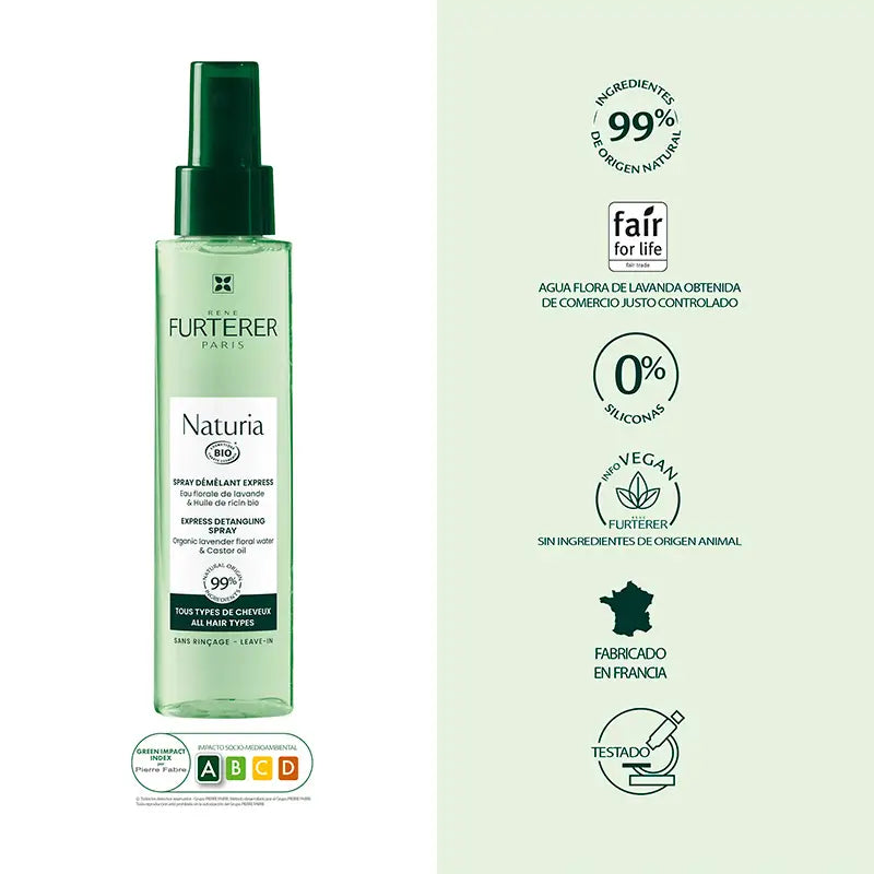 Rene Furterer Naturia Extra jemný sprej na rozčesávanie, 200 ml