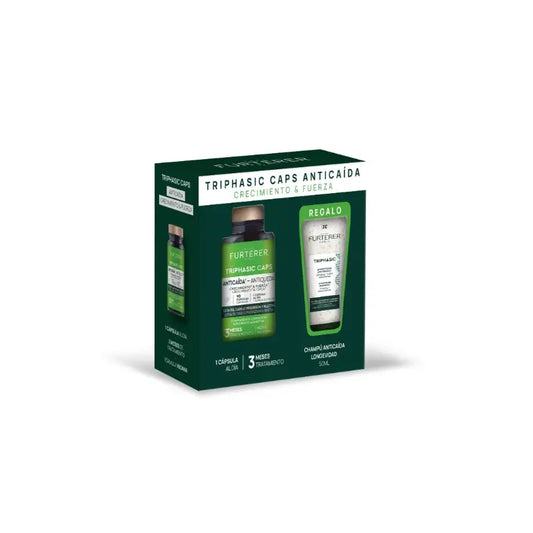 René Furterer Triphasic balenie proti vypadávaniu vlasov, 90 kapsúl + šampón 50 ml