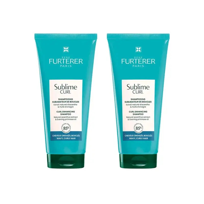 Rene Furterer Sublime Curl šampón na aktiváciu kučier, 2×200 ml 