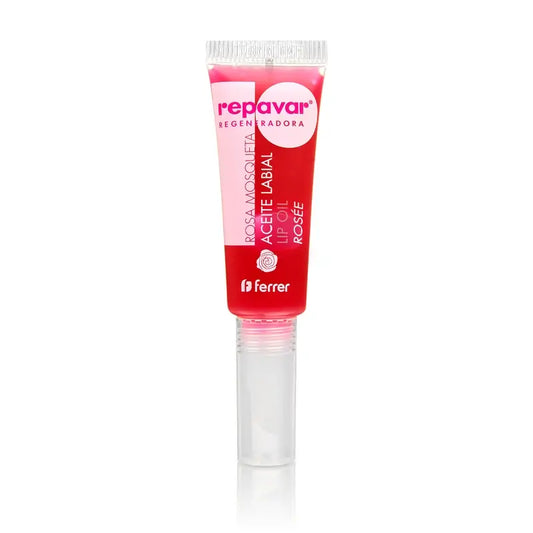 Repavar Reg Lip Oil – balzam na pery s lesklým efektom, odtieň Rosee, 10 ml
