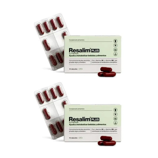 Resalim Plus – doplnok stravy na podporu metabolizmu, nápoje, potraviny, 2×10 tabliet 