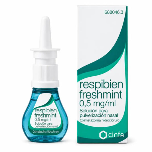 Respibien Freshmint 0,5 mg/ml nosný sprej 15 ml