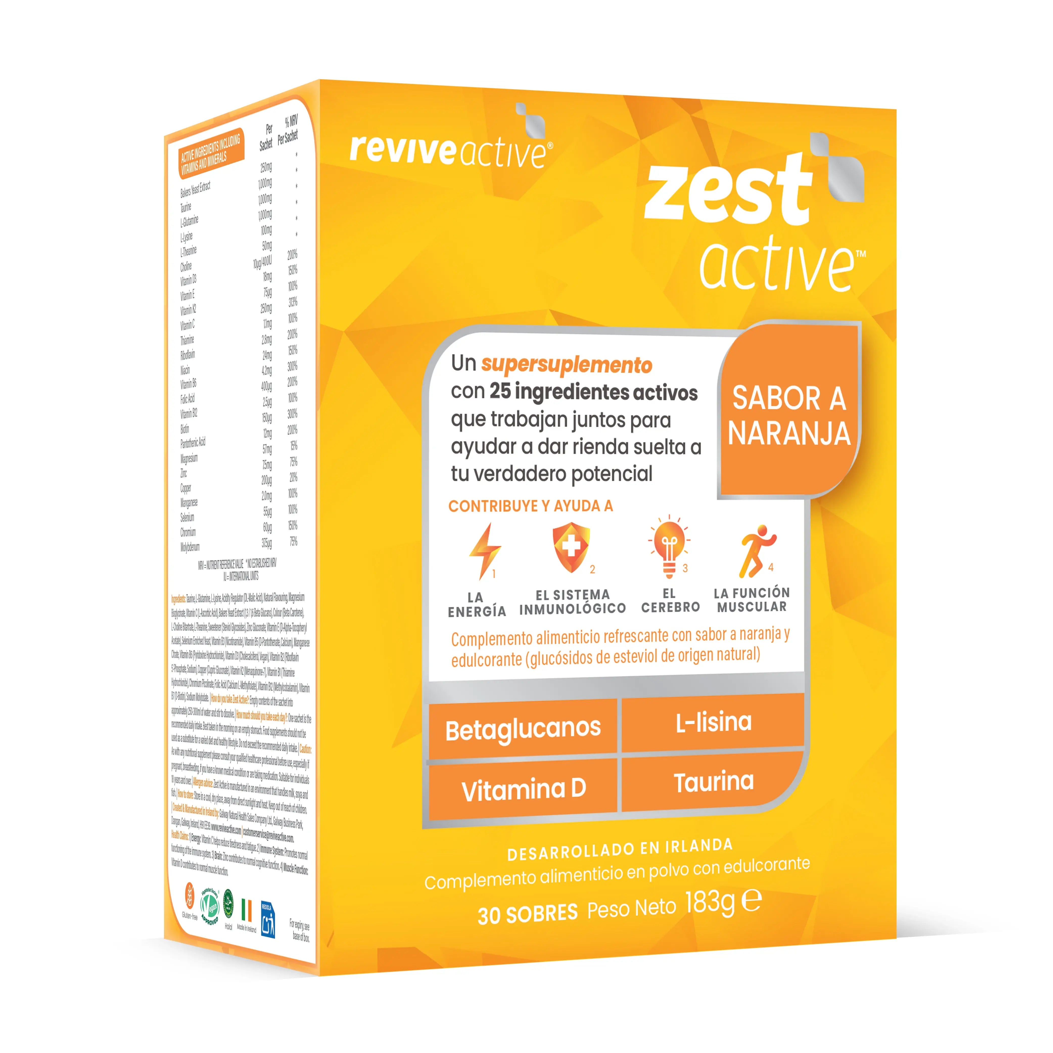 Revive Active Multivitamín Zest Active, 30 vrecúšok