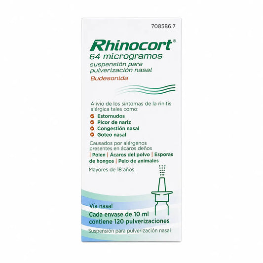 Rhinocort 64 mikrogramov, suspenzia na nosové rozprašovanie, 120 dávok