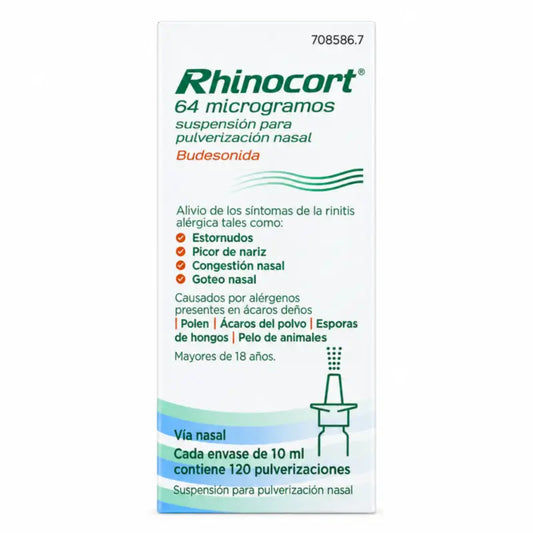 Rhinocort 64 mikrogramov, suspenzia na nosové rozprašovanie, 120 dávok
