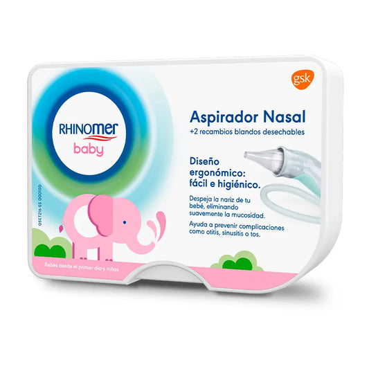 Rhinomer Baby Nasal Aspirator for Baby + 2 Soft Refills