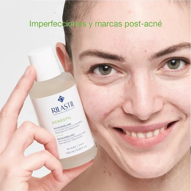 Rilastil Acnestil Mikropeeling – exfoliačný a seboregulačný prípravok, 100 ml