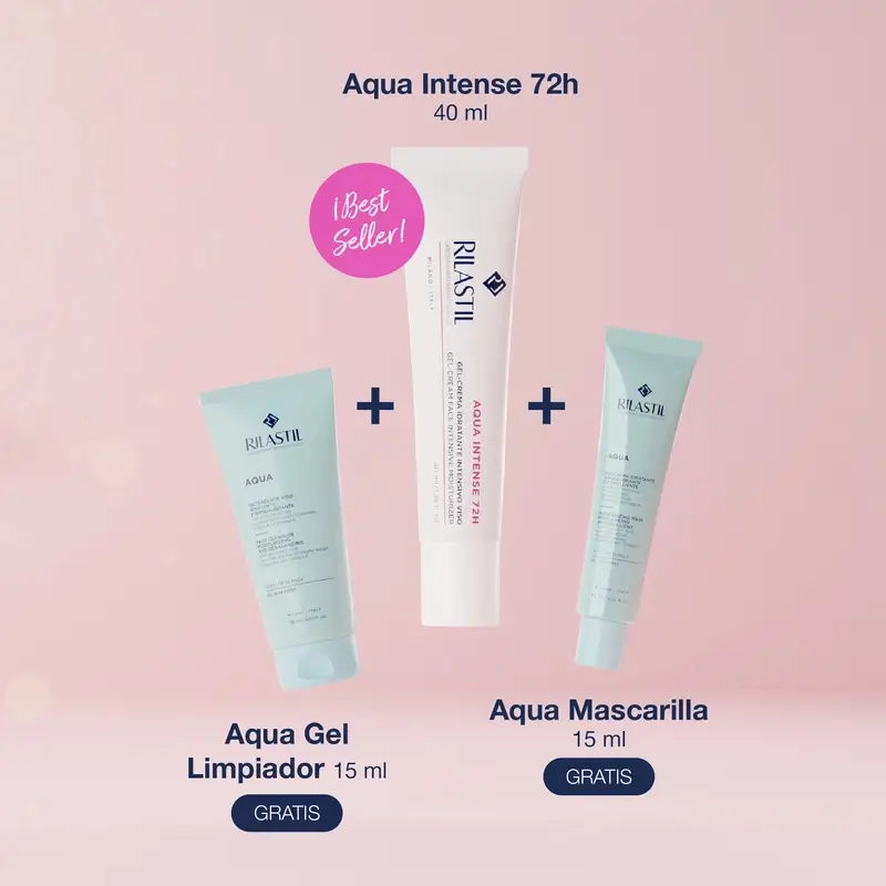 Rilastil Cracker Aqua Intense 40 ml + Aqua Limp 15 ml + Aqua Mascarilla 15 ml 