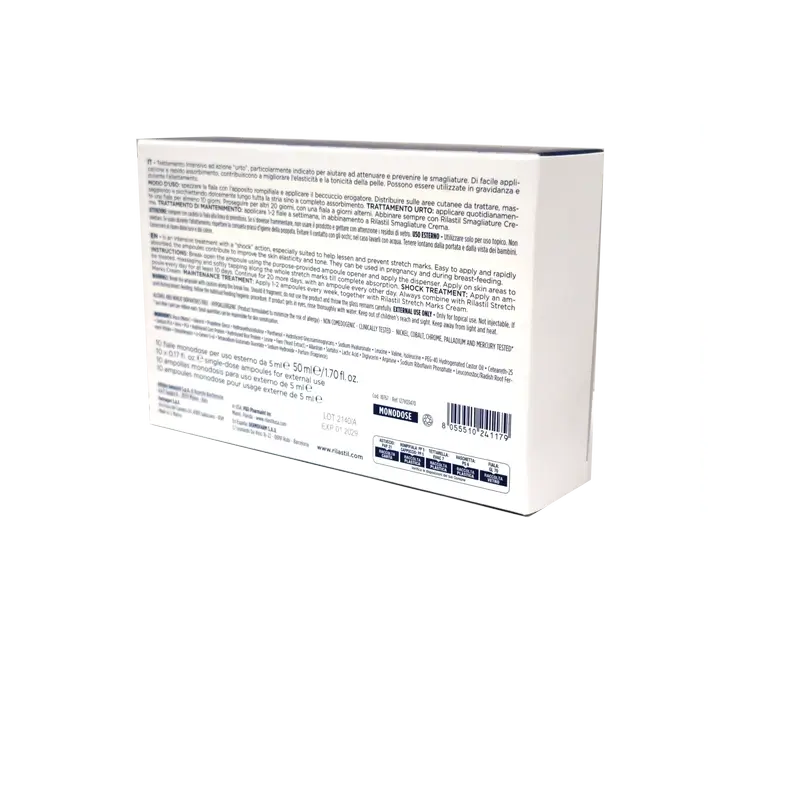 Rilastil Smagliatures – ampulky proti striám, 5 ml x 10 ampuliek