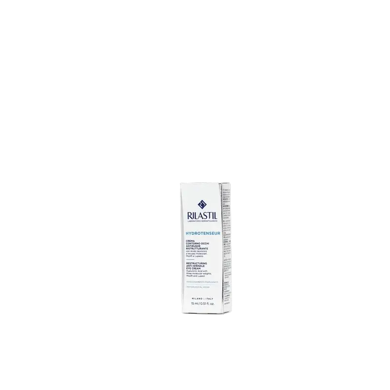 Rilastil Hydrotenseur – regeneračný a protivráskový očný krém, 15 ml