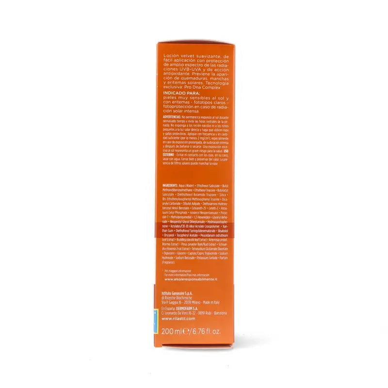 Rilastil Sun System 50+ Krém Velluto 200 ml