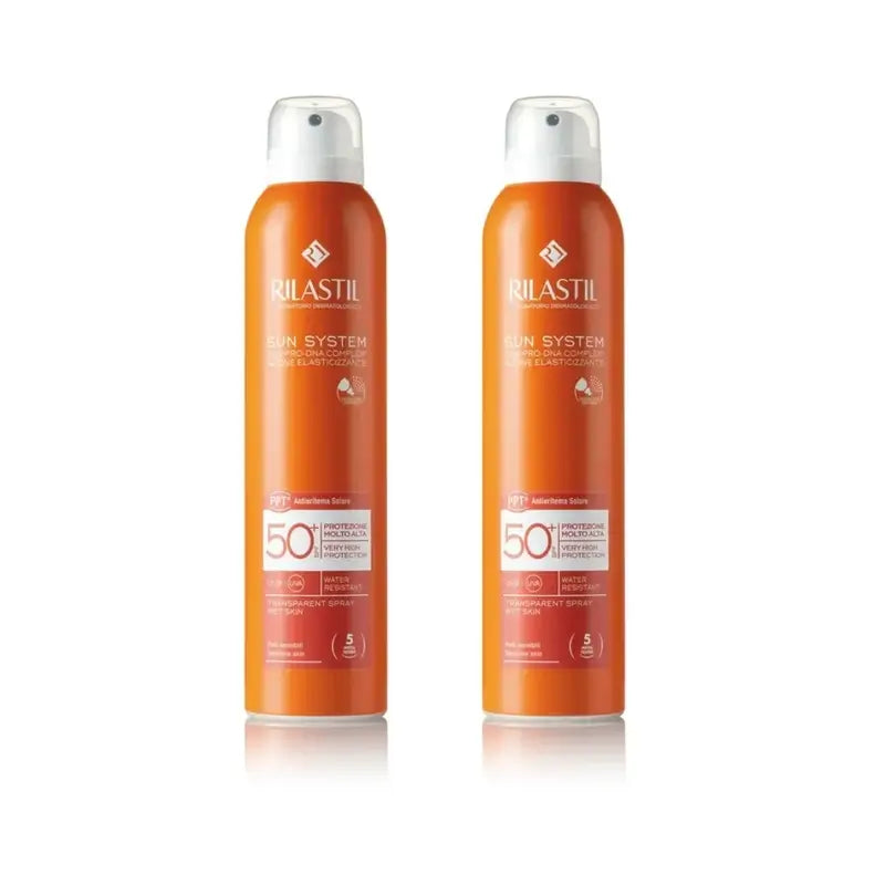 Rilastil Sun System SPF 50+ priehľadný sprej, 2 × 200 ml