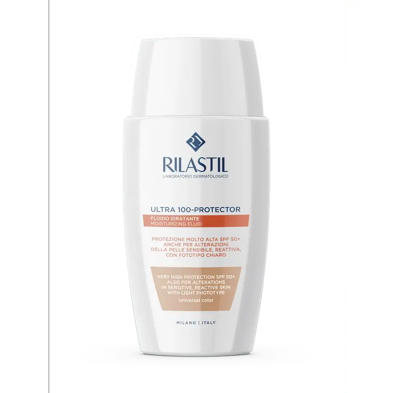 Rilastil Sun System Ultra 100 – farebný opaľovací krém SPF 50+, 50 ml