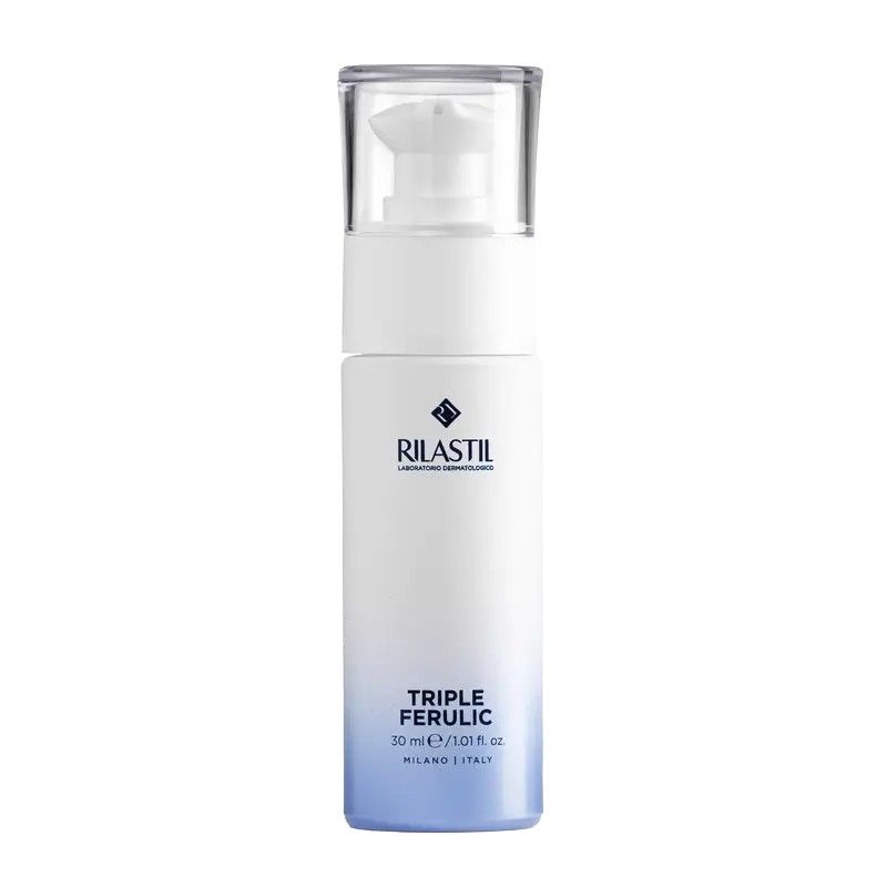 Rilastil Triple Ferulic – sérum proti starnutiu, s antioxidačným účinkom a rozjasňujúce, 30 ml