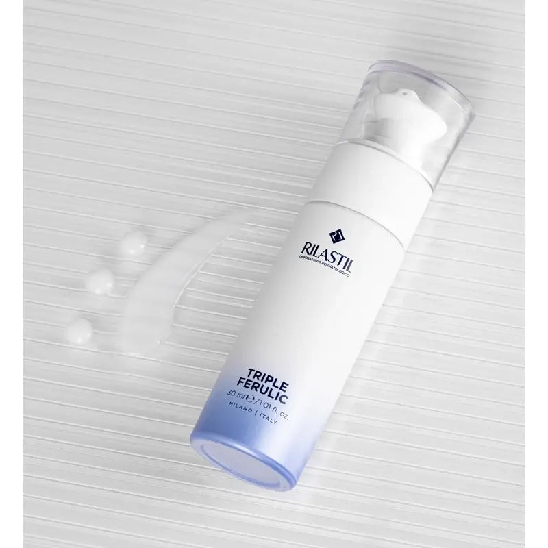 Rilastil Triple Ferulic – sérum proti starnutiu, s antioxidačným účinkom a rozjasňujúce, 30 ml