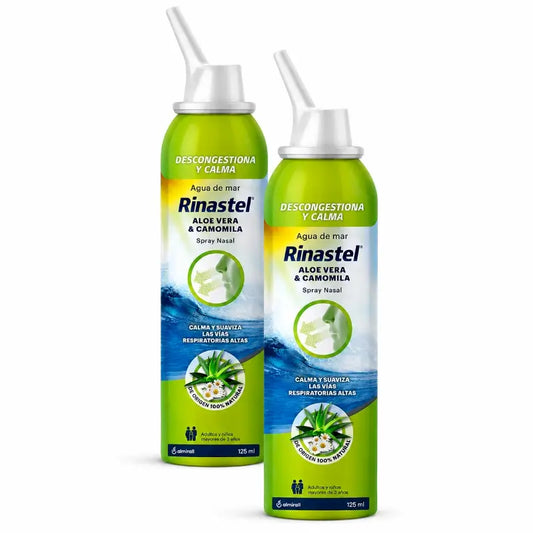 Rinastel Aloe V s kamilkou – nosný sprej, 2 × 125 ml