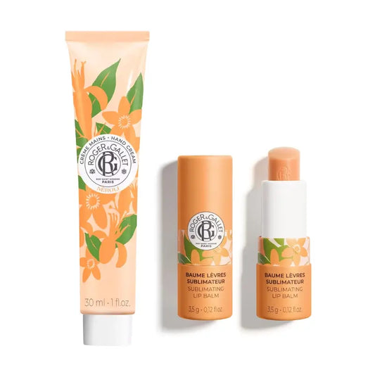 Roger & Gallet Neroli Pack – krém na ruky + balzam na pery s vôňou vanilky